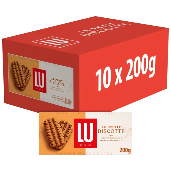 LU Le Petit Biscotte Cinnamon and Brown Sugar Biscuits 200g, front of pack