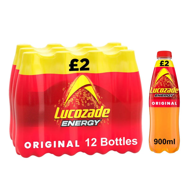 Lucozade Energy Drink Original 900ml, front of pack