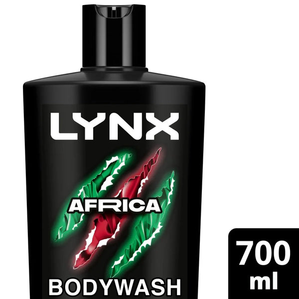 Lynx Africa Limited Edition 3-in-1 Body Wash 700ml, front of pack