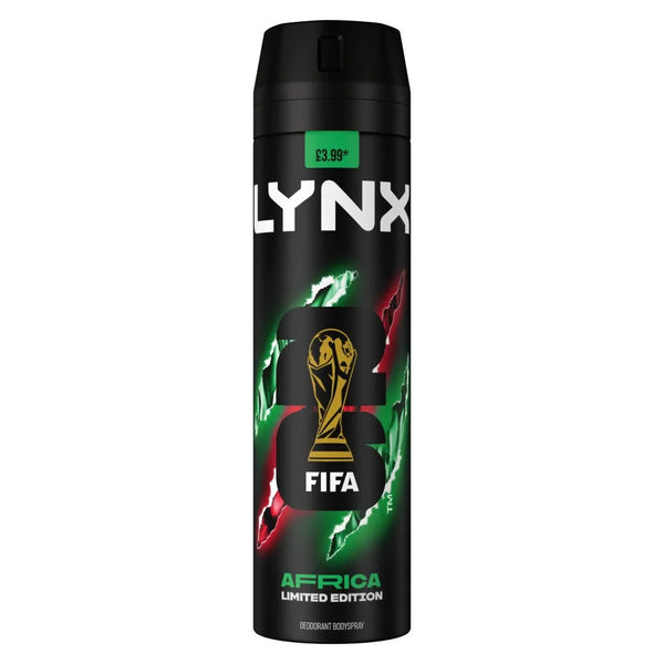 Lynx Africa Limited Edition Aerosol Body Spray 200ml, front of pack