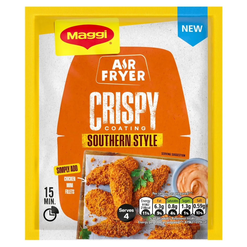 Maggi Air Fryer Crispy Southern Seasoning Mix 70g, front of pack