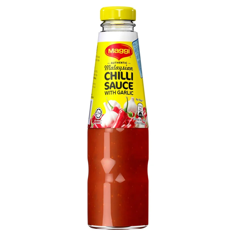 Maggi Malaysian Chilli with Garlic Sauce 305g bottle, front of pack