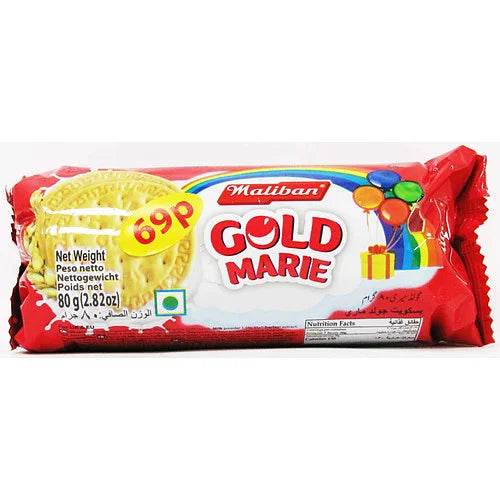 Maliban Gold Marie Biscuits 80g, front of pack