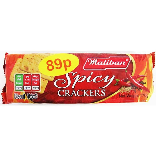 Maliban Spicy Cracker 170g, front of pack