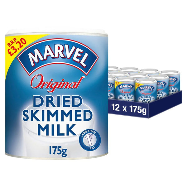 Marvel Original Dried Skimmed Milk Powder 175g, front of pack