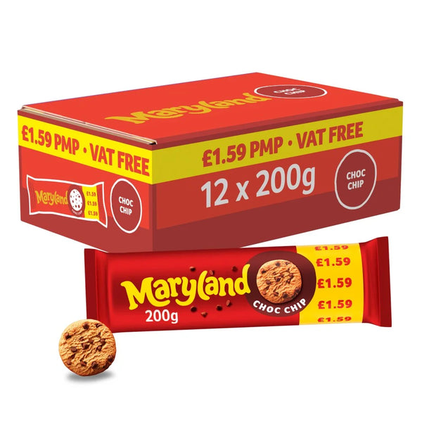 Maryland Choc Chip Cookies 200g, front of pack