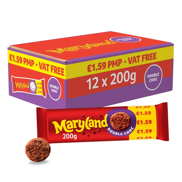 Maryland Double Choc Cookies 200g, front of pack