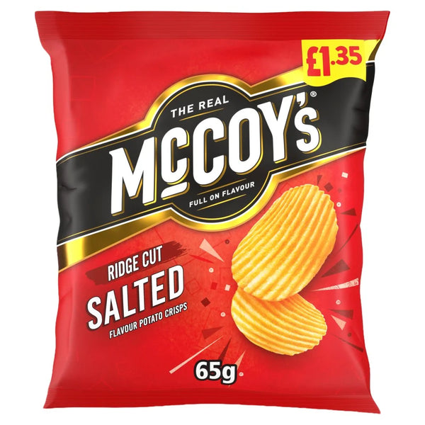 McCoy's Salted Crisps 65g, front of pack