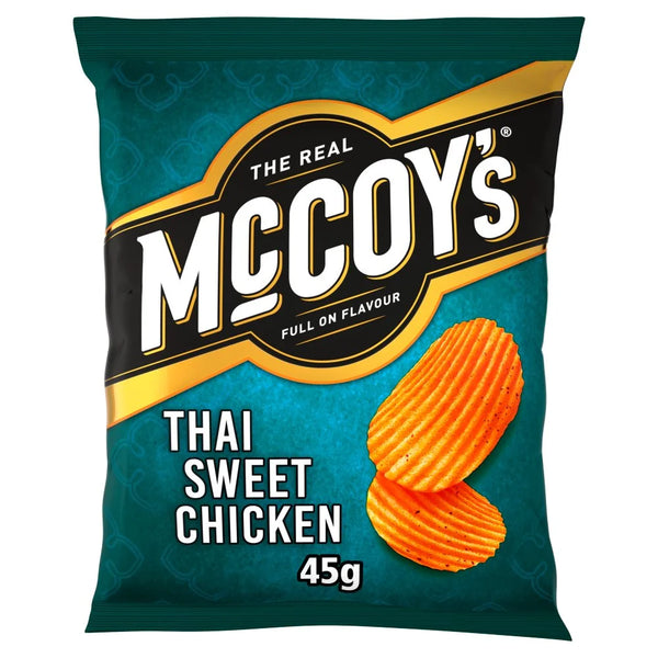 McCoy's Thai Sweet Chicken Grab Bag Crisps 45g, front of pack