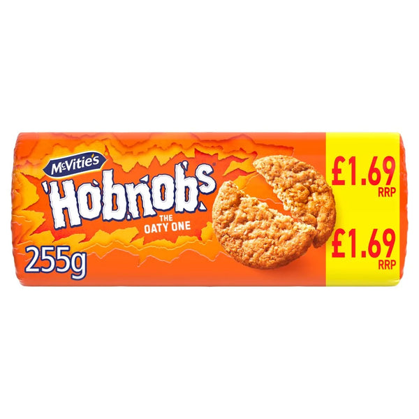 McVitie's Hobnobs Oaty Biscuits 255g, front of pack