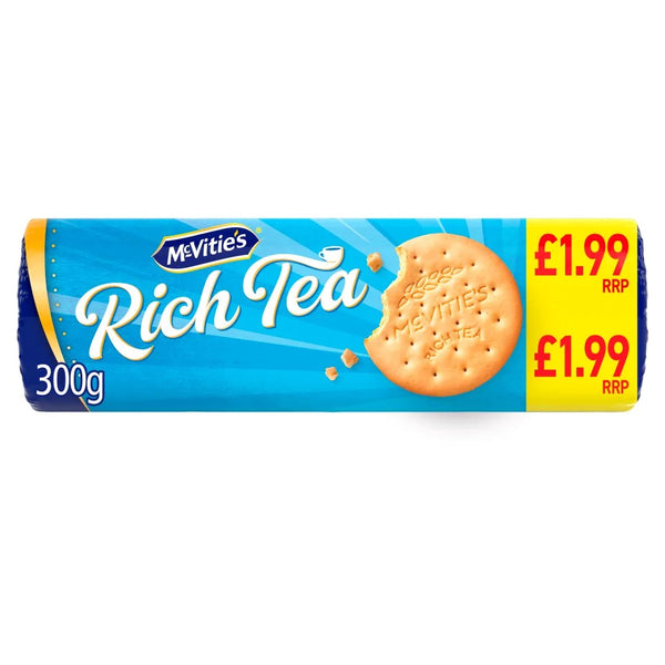 McVitie's Rich Tea Classic Biscuits 300g, front of pack