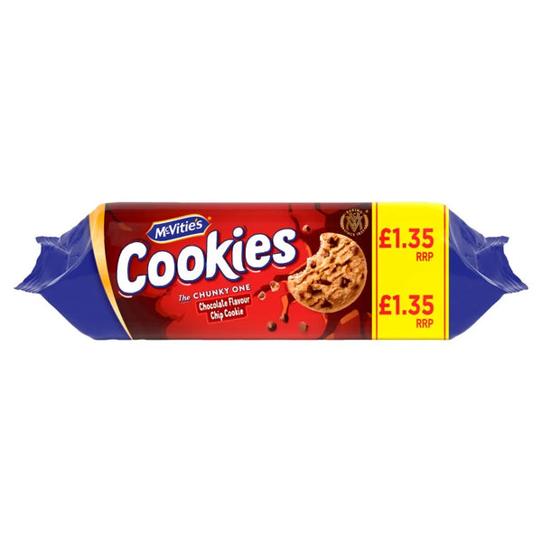 McVitie's The Chunky One Chocolate Flavour Chip Cookies 150g, front of pack
