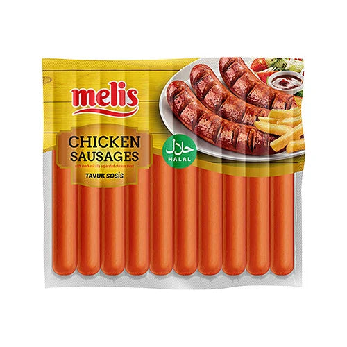Melis Chicken Sausages 500g, front of pack