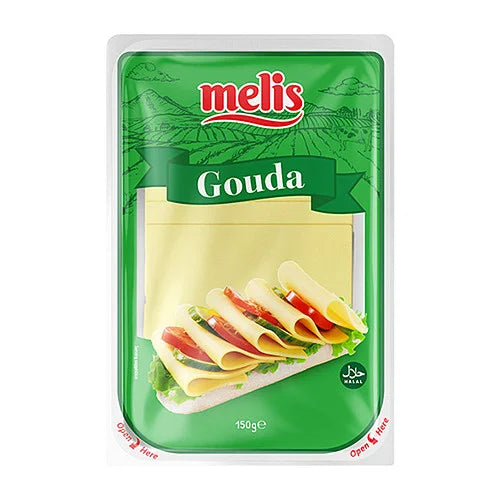 Melis Sliced Gouda Cheese 150g, front of pack