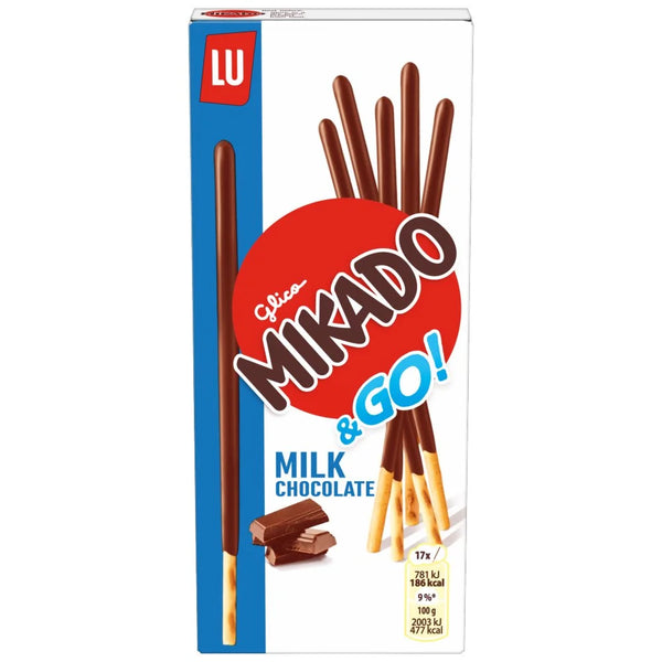 Mikado Milk Chocolate Biscuits 39g, front of pack