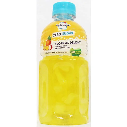 Mogu Mogu Zero Drink Tropical Delight 320ml, front of pack