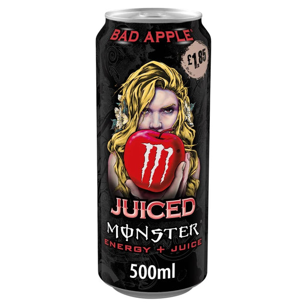 Monster Energy Drink Bad Apple 500ml, front of pack