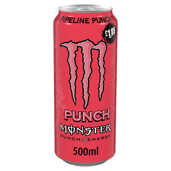 Monster Energy Drink Pipeline Punch 500ml, front of pack