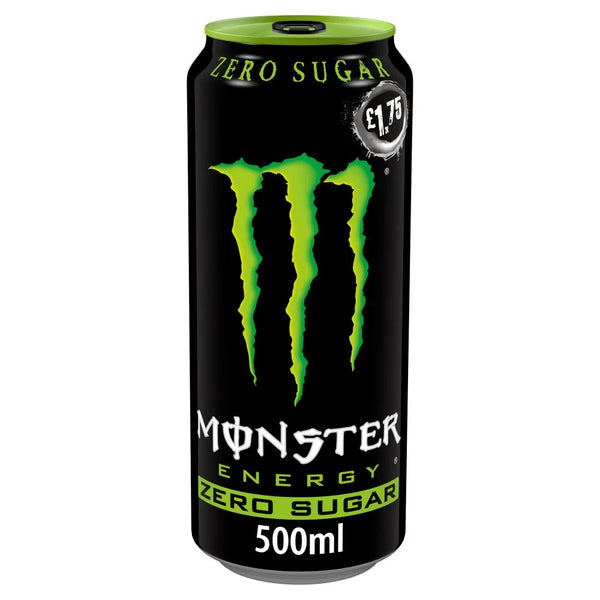 Monster Energy Drink Zero Sugar 500ml, front of pack