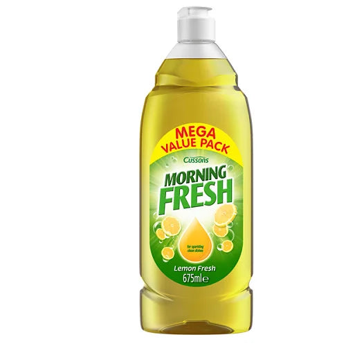 Morning Fresh Lemon Washing Up Liquid 675ml, front of pack