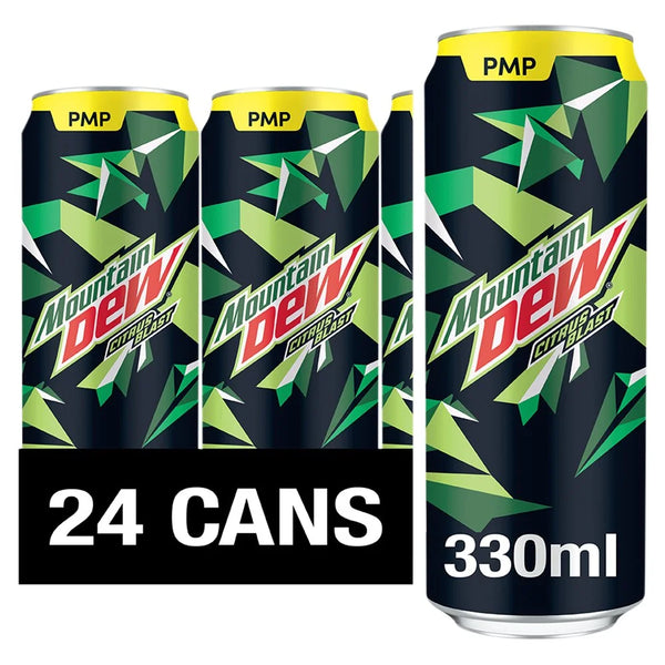 Mountain Dew Citrus Blast 330ml can, front of pack
