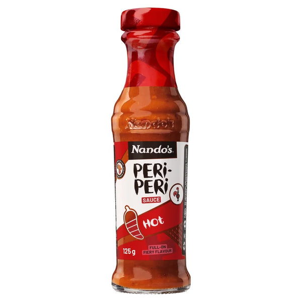 Nando's Hot Peri-Peri Sauce 125g, front of pack