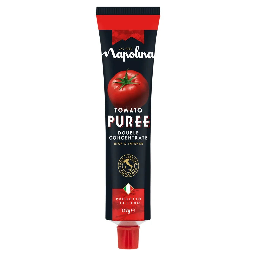 Napolina Tomato Puree Double Concentrate 142g, front of pack