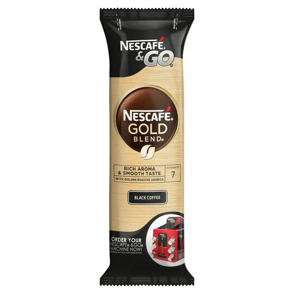 Nescafé & Go Gold Blend Black Coffee 8 x 2.4g, front of pack