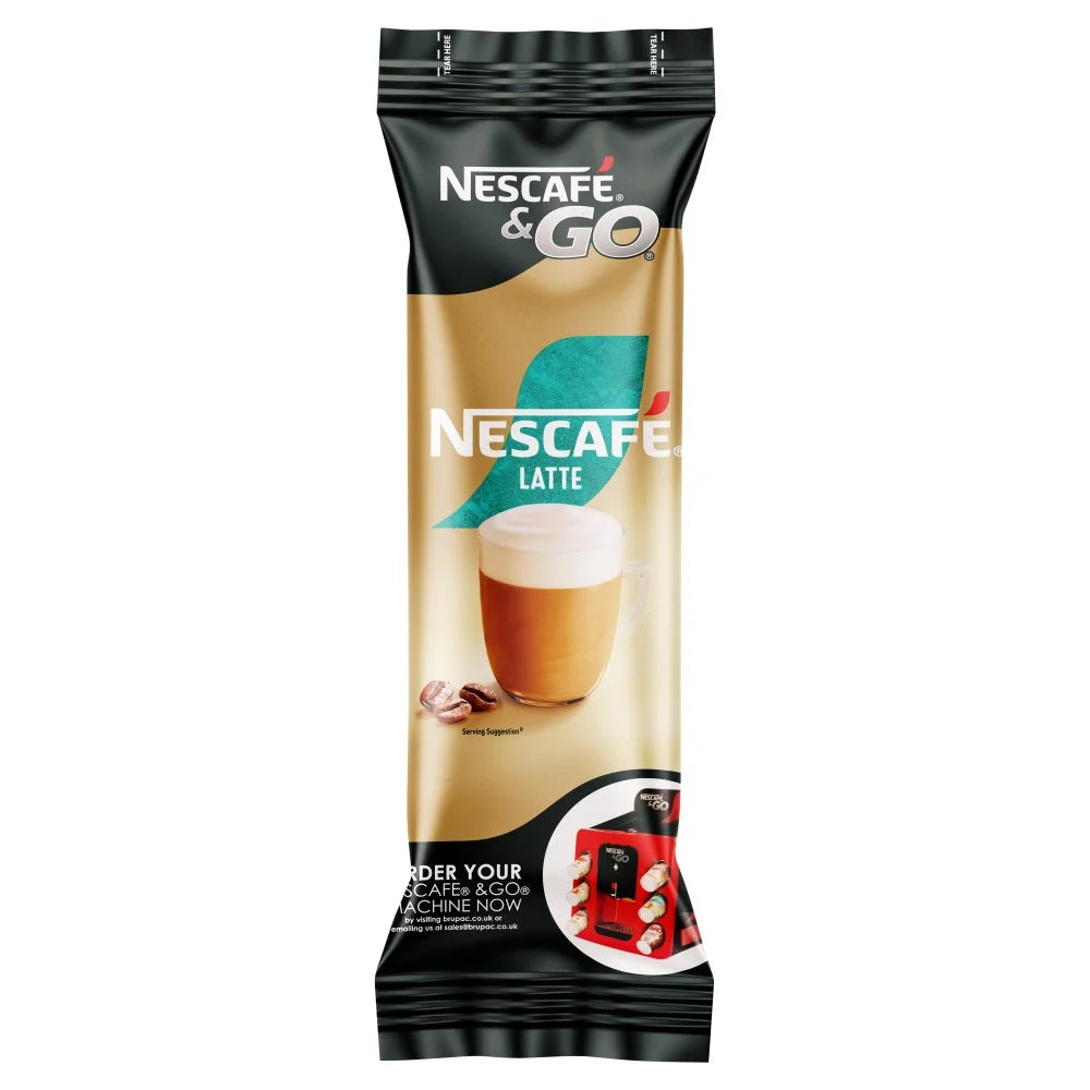 Nescafé & Go Latte 8 x 23g, front of pack