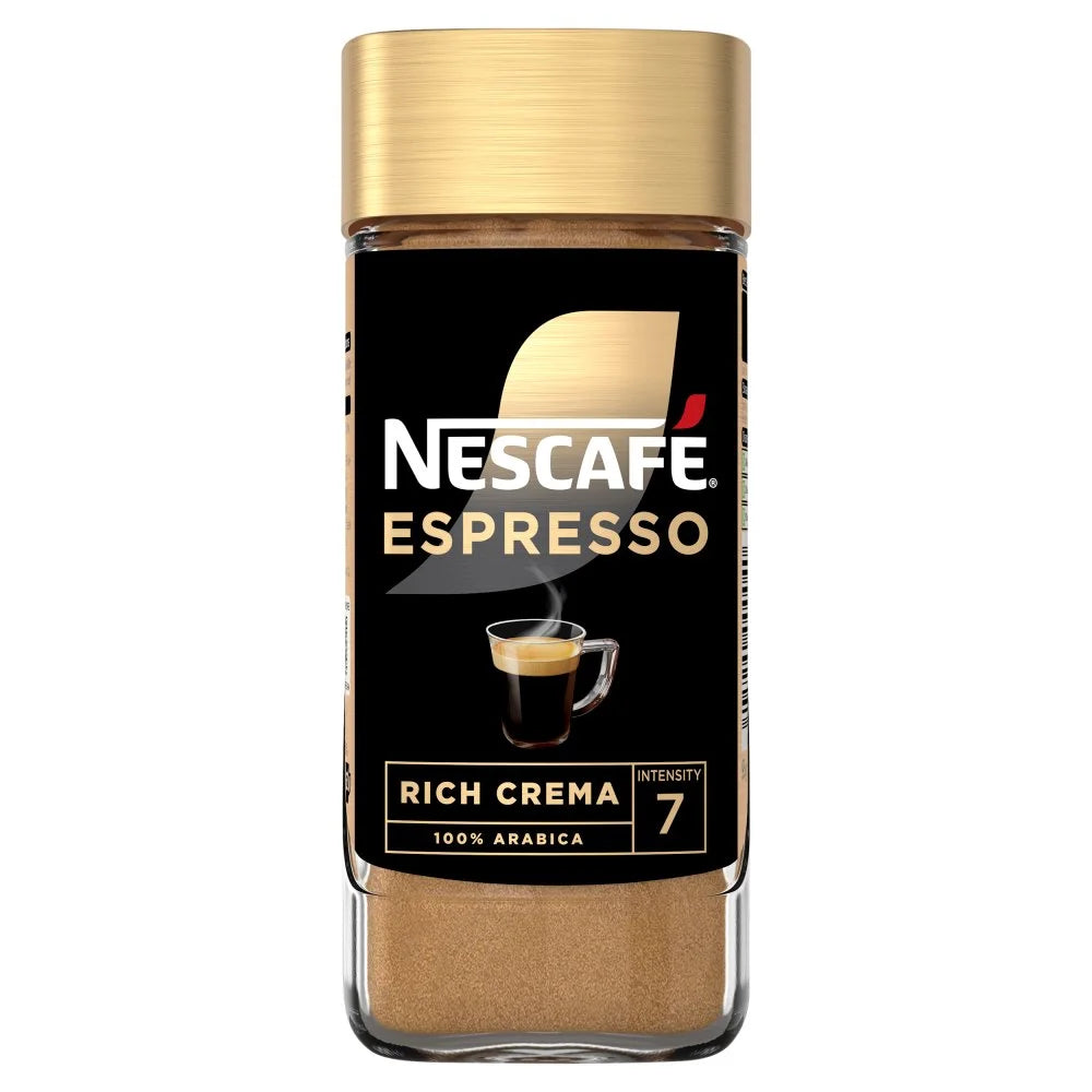 Nescafé Espresso Instant Coffee 95g jar, front of pack