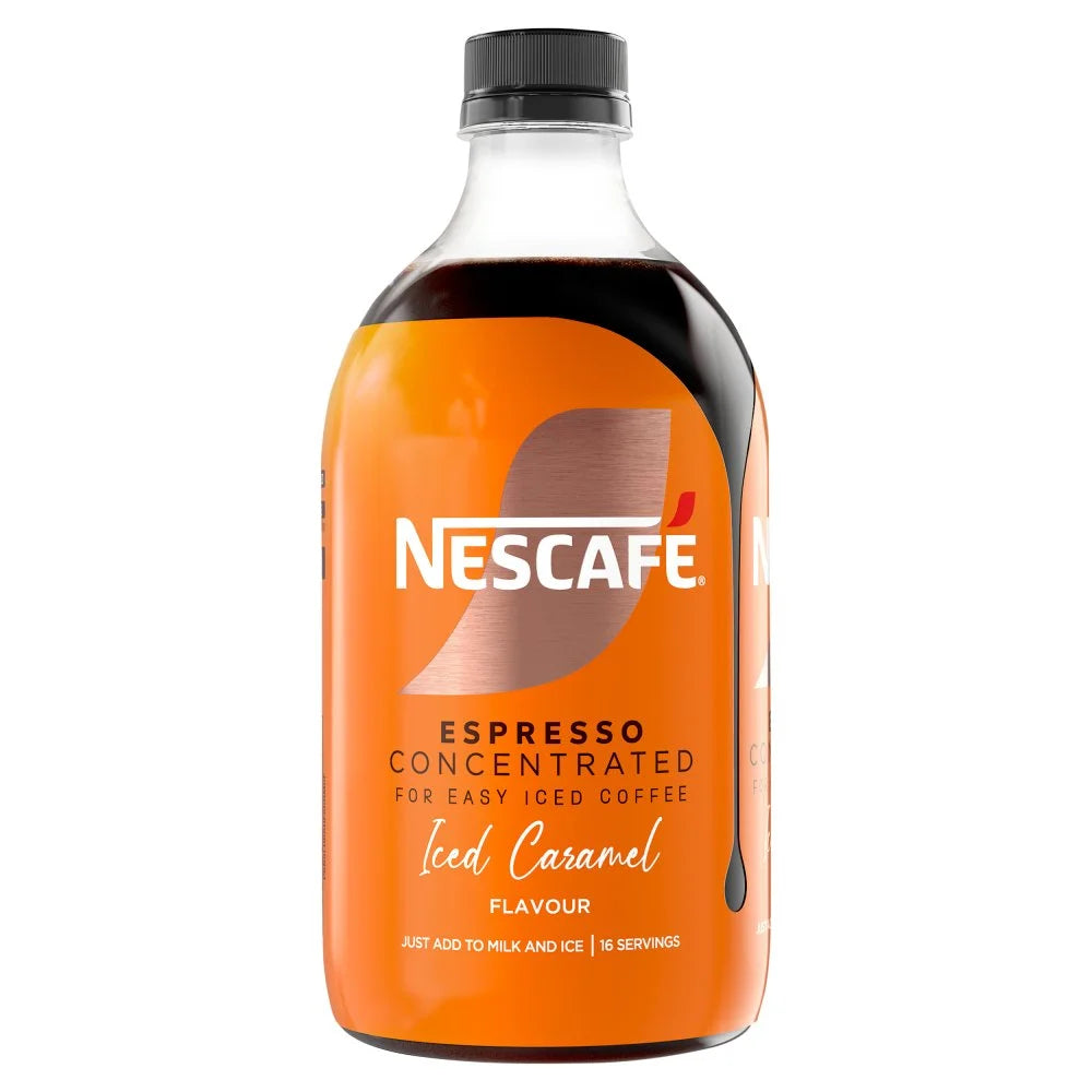 Nescafé Iced Coffee Espresso Concentrated Caramel Flavour 500ml, front of pack