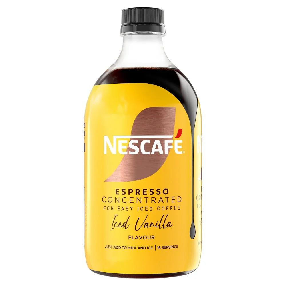Nescafé Iced Coffee Espresso Concentrated Vanilla Flavour 500ml, front of pack