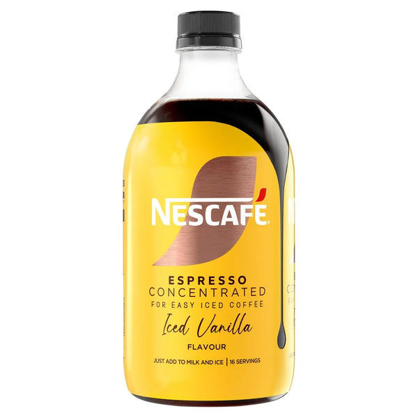 Nescafé Iced Coffee Espresso Concentrated Vanilla Flavour 500ml, front of pack