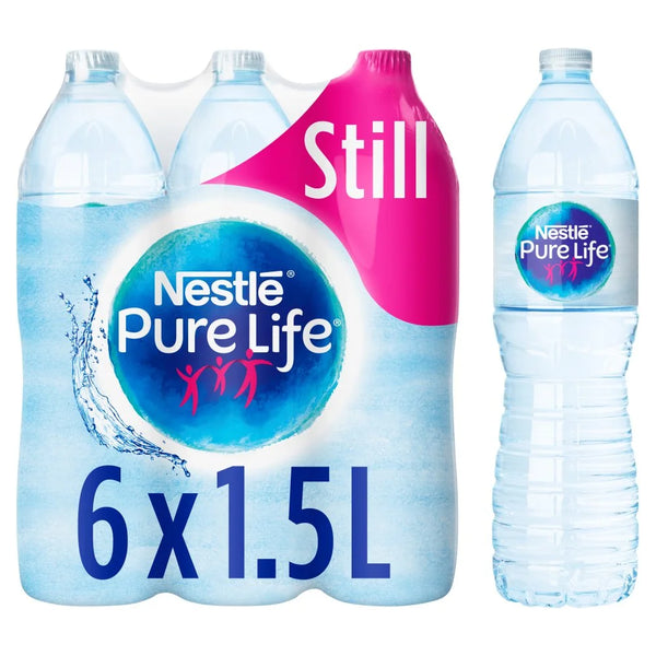 Nestle Pure Life Still Spring Water 1.5L, front of pack