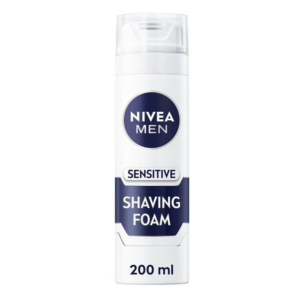 Nivea Men Sensitive Shaving Foam 200ml, front of pack