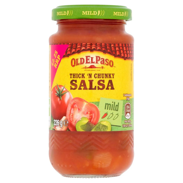 Old El Paso Thick 'N Chunky Mild Salsa 226g, front of pack