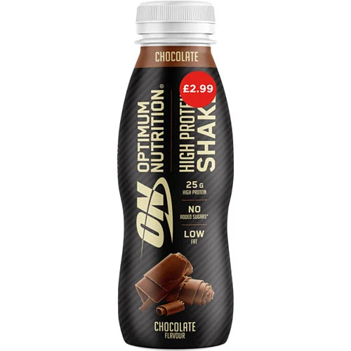 Optimum Nutrition High Protein Shake Chocolate 330ml, front of pack