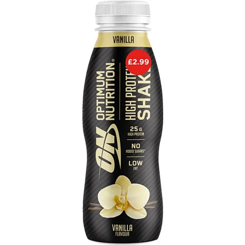 Optimum Nutrition High Protein Shake Vanilla 330ml, front of pack
