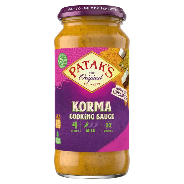 Patak's Korma Curry Sauce 450g, front of pack