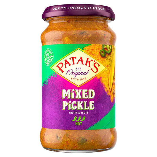 Patak's The Original Mixed Pickle 283g, front of pack