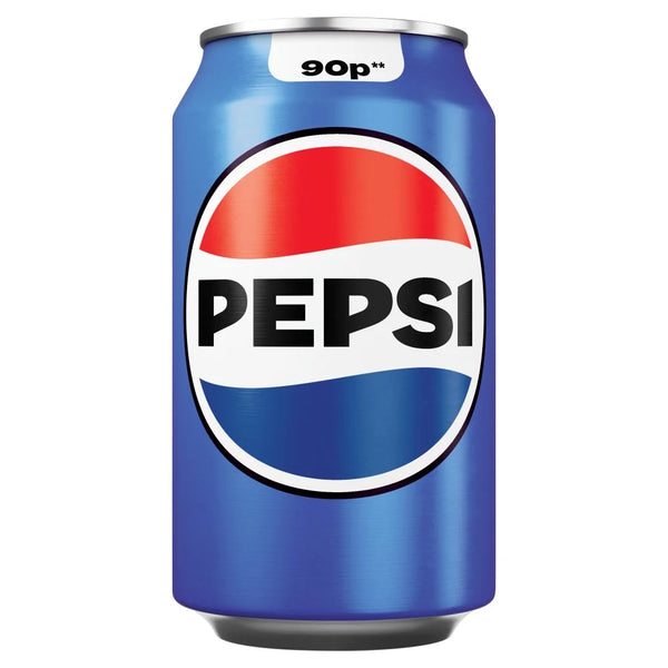 Pepsi Cola Cans 330ml, front of pack