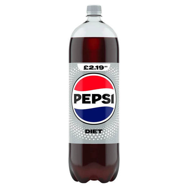 Pepsi Diet Cola 2L bottle, front of pack