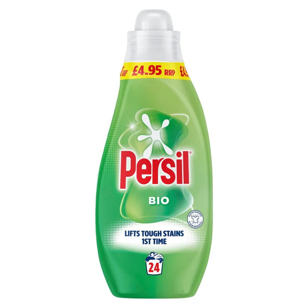 Persil Bio Washing Liquid 648ml bottle, front of pack