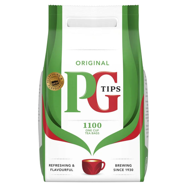 PG Tips Original 1100 One Cup Tea Bags 2.2kg, front of pack