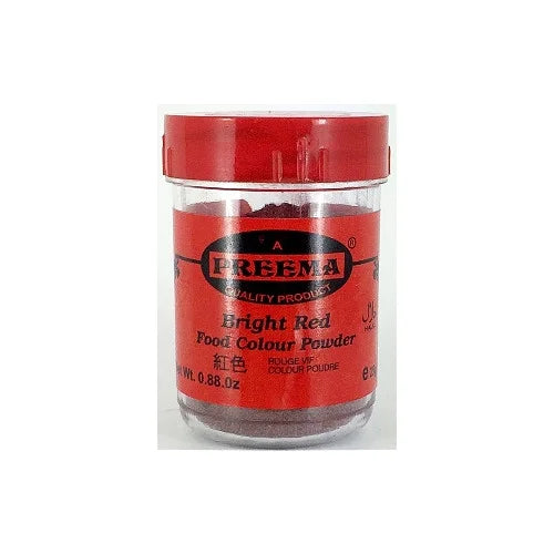 Preema Bright Red Colour 25g, front of pack