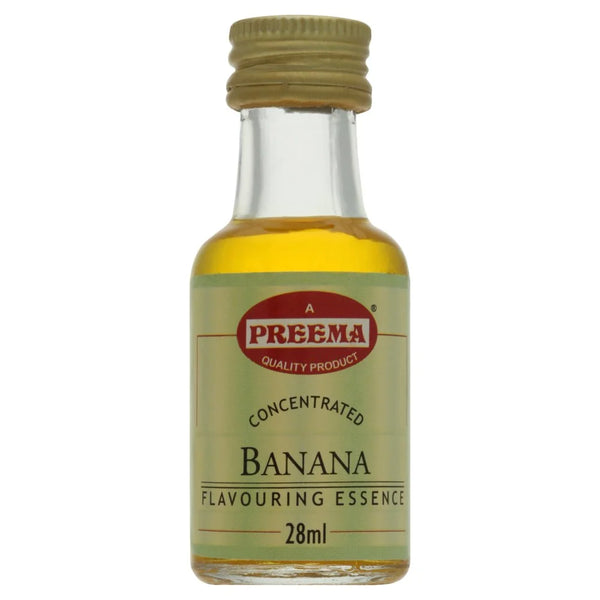 Preema Concentrated Banana Flavouring Essence 28ml, front of pack