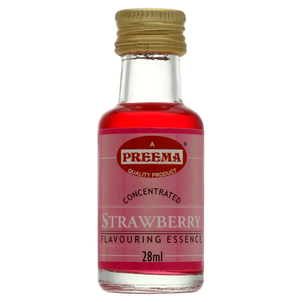 Preema Concentrated Strawberry Flavouring Essence 28ml, front of pack