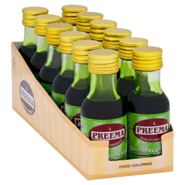 Preema Green Food Colouring 28ml, front of pack