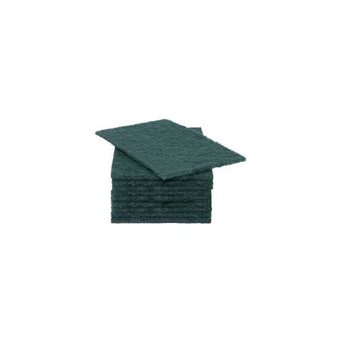 Preema green scouring pads, pack of 10, front of pack