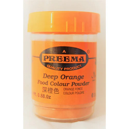 Preema Orange Colour 25g, front of pack